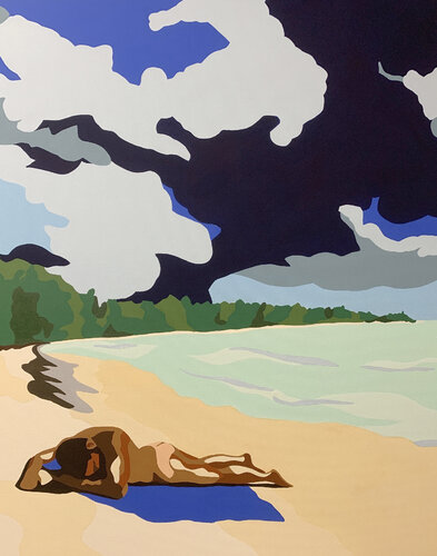 La grande Anse. di michel das, Pittura in vendita su Singulart