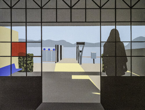 LAC MAJEUR. di michel das, Pittura in vendita su Singulart