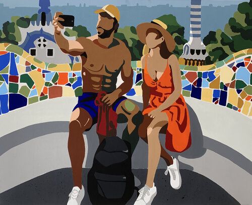 BARCELONE. van michel das, Schilderij te koop op Singulart