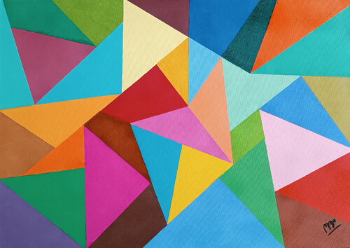 GEOMETRIC LAND by Montse Barberà Pujol, 油畫 for Sale on Singulart