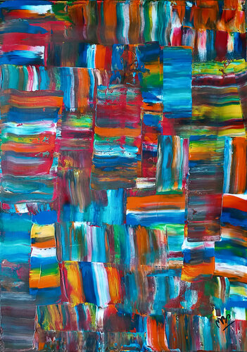 HAPPINESS-HAPPY 07 van Montse Barberà Pujol, Schilderij te koop op Singulart