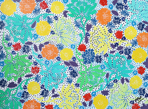 SPECIAL COLLECTION – Lilies of the valley von Montse Barberà Pujol, Malerei kaufen auf Singulart