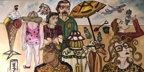 90 degrees boiling de Elena Schertler, Pintura a la venta en Singulart