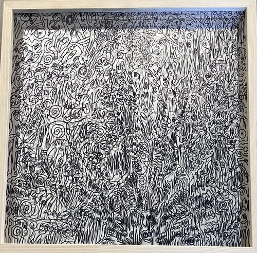 Infinité absolu plexi miroir 2 van Guillaume Maes, Tekening te koop op Singulart