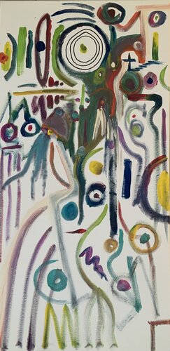 Abstrait couleur holistique 1 by Guillaume Maes, Painting for Sale on Singulart