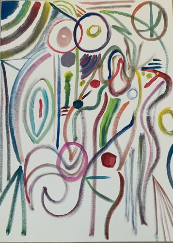 Abstrait couleur holistique 2 di Guillaume Maes, Pittura in vendita su Singulart
