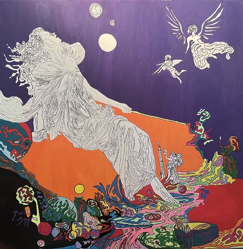 La vierge en lévitation Guillaume Maes