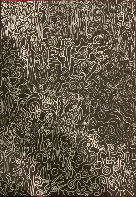 Infinité absolu toile 1 Guillaume Maes