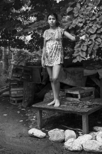 Malena on a small table van Silvina Batista, Fotografie te koop op Singulart