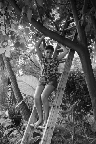 Malena en la escalera by Silvina Batista, Photography for Sale on Singulart