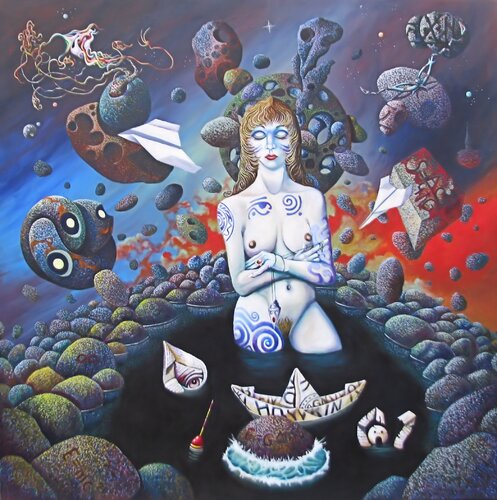 das schwarze Loch de Peter Wall, Pintura a la venta en Singulart