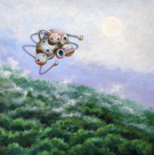 und keiner hat es gesehen von Peter Wall, Malerei kaufen auf Singulart