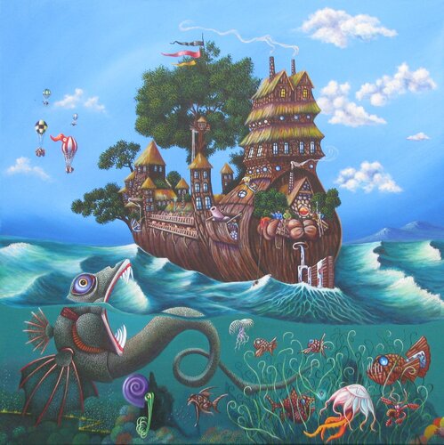 Auswanderer van Peter Wall, Schilderij te koop op Singulart