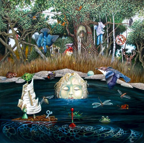 der geheime Ort de Peter Wall, Pintura a la venta en Singulart