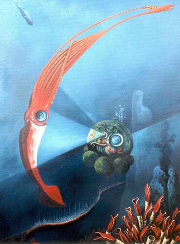Tiefsee di Peter Wall, Pittura in vendita su Singulart