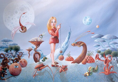 fremde Welt -  was nun de Peter Wall, Pintura a la venta en Singulart