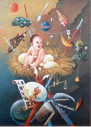 Kuckucksnest van Peter Wall, Schilderij te koop op Singulart