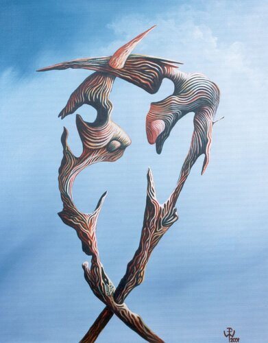 dialogunfähig van Peter Wall, Schilderij te koop op Singulart