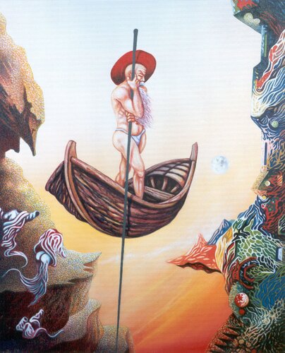 jedem sein Elysium van Peter Wall, Schilderij te koop op Singulart