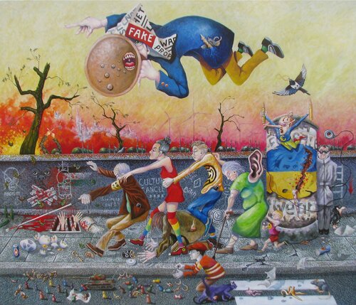 Zeitenwende van Peter Wall, Schilderij te koop op Singulart