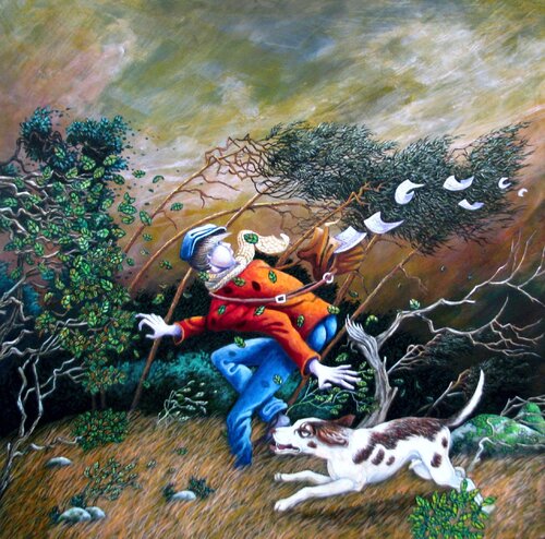die im Wind laufen Peter Wall