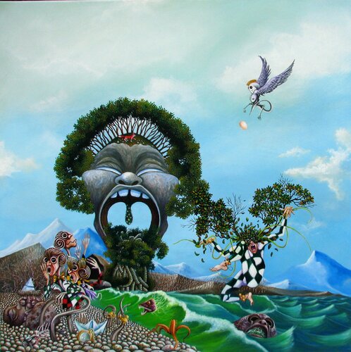 der letzte Wald van Peter Wall, Schilderij te koop op Singulart