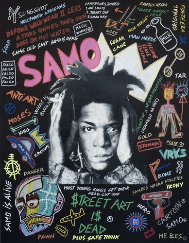 JEAN-MICHEL BASQUIAT von ME BES (STREET ART), Malerei kaufen auf Singulart