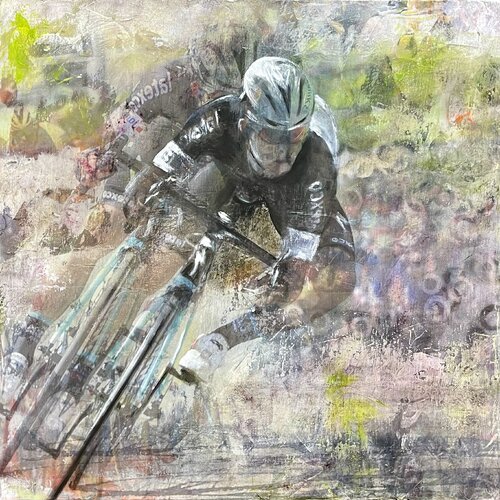 freeStreetcycling van Silvia Lehmann, Schilderij te koop op Singulart