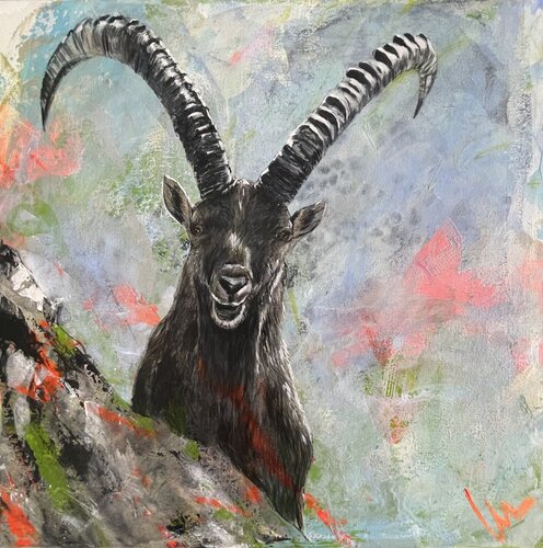 fels & guck van Silvia Lehmann, Schilderij te koop op Singulart