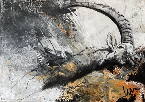 stai calma van Silvia Lehmann, Schilderij te koop op Singulart
