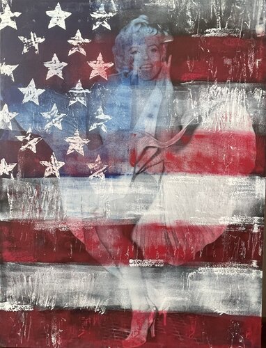 Marilyn - USA von Silvia Lehmann, Malerei kaufen auf Singulart
