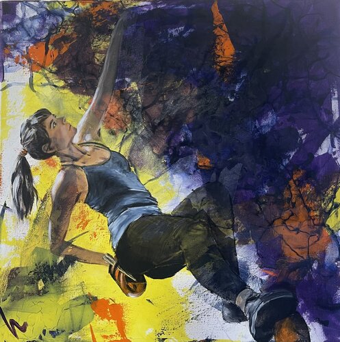 freeBoulder di Silvia Lehmann, Pittura in vendita su Singulart