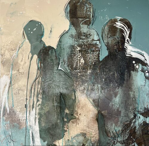 crowd de Silvia Lehmann, Pintura a la venta en Singulart