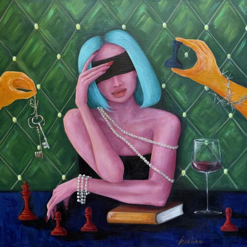 LADY why von Oksana Alekhina, Malerei kaufen auf Singulart