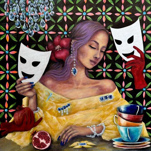 LADY game par Oksana Alekhina, Peinture en vente sur Singulart