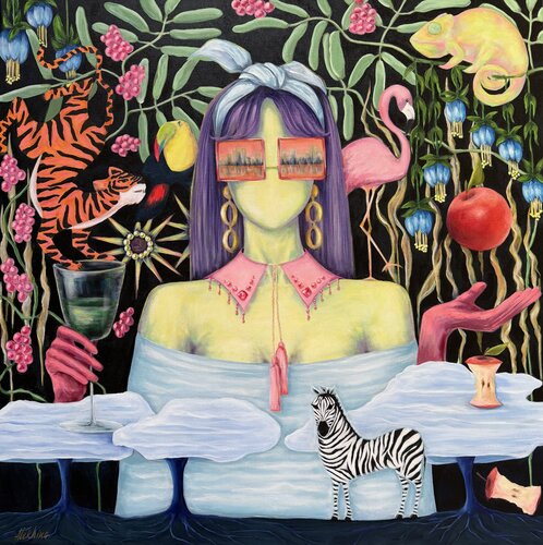 Tamed Chaos van Oksana Alekhina, Schilderij te koop op Singulart