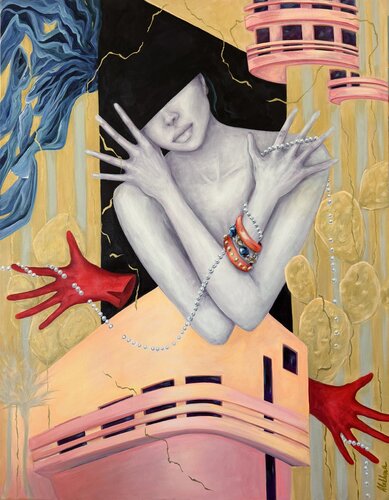 Unseen Pressure by Oksana Alekhina, Painting for Sale on Singulart
