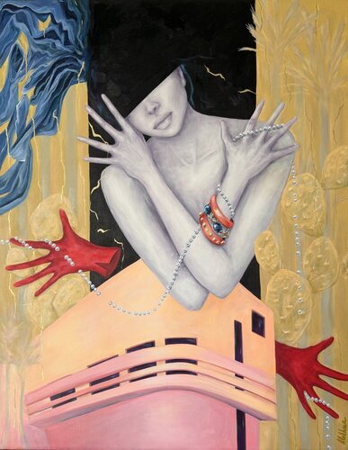 Unseen Pressure by Oksana Alekhina, Painting for Sale on Singulart