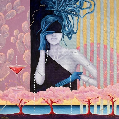 Fragile Control by Oksana Alekhina, Painting for Sale on Singulart