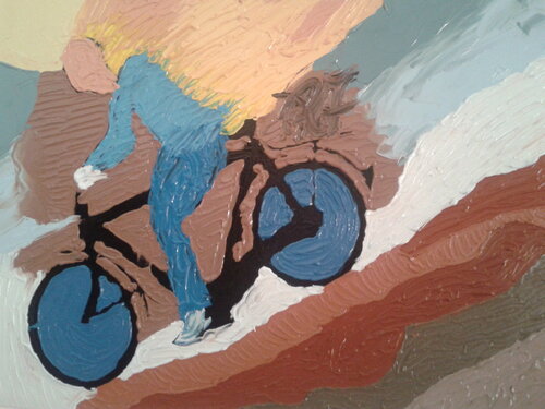 Bici di fabrizio ramacci, Pittura in vendita su Singulart