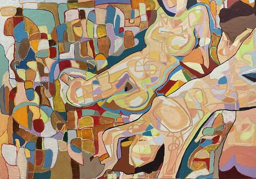 “Los ángeles caídos “ van Dámaso Arriero García, Schilderij te koop op Singulart