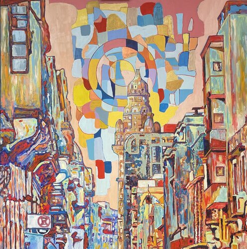 Palacio Salvo, vigía de Montevideo by Dámaso Arriero García, Painting for Sale on Singulart