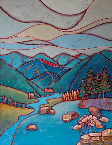 Nature is holding its breath von Mary Voloshyna, Malerei kaufen auf Singulart