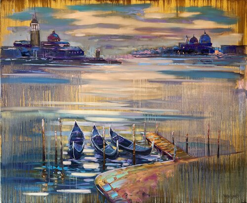 Beautiful Venice di Mary Voloshyna, Pittura in vendita su Singulart
