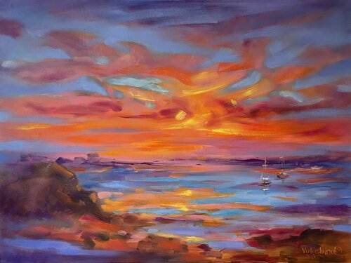 Landscape di Mary Voloshyna, Pittura in vendita su Singulart