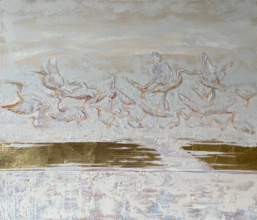 Where the birds live von Mary Voloshyna, Malerei kaufen auf Singulart