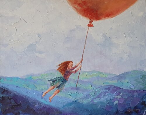 In the air de Mary Voloshyna, Pintura a la venta en Singulart