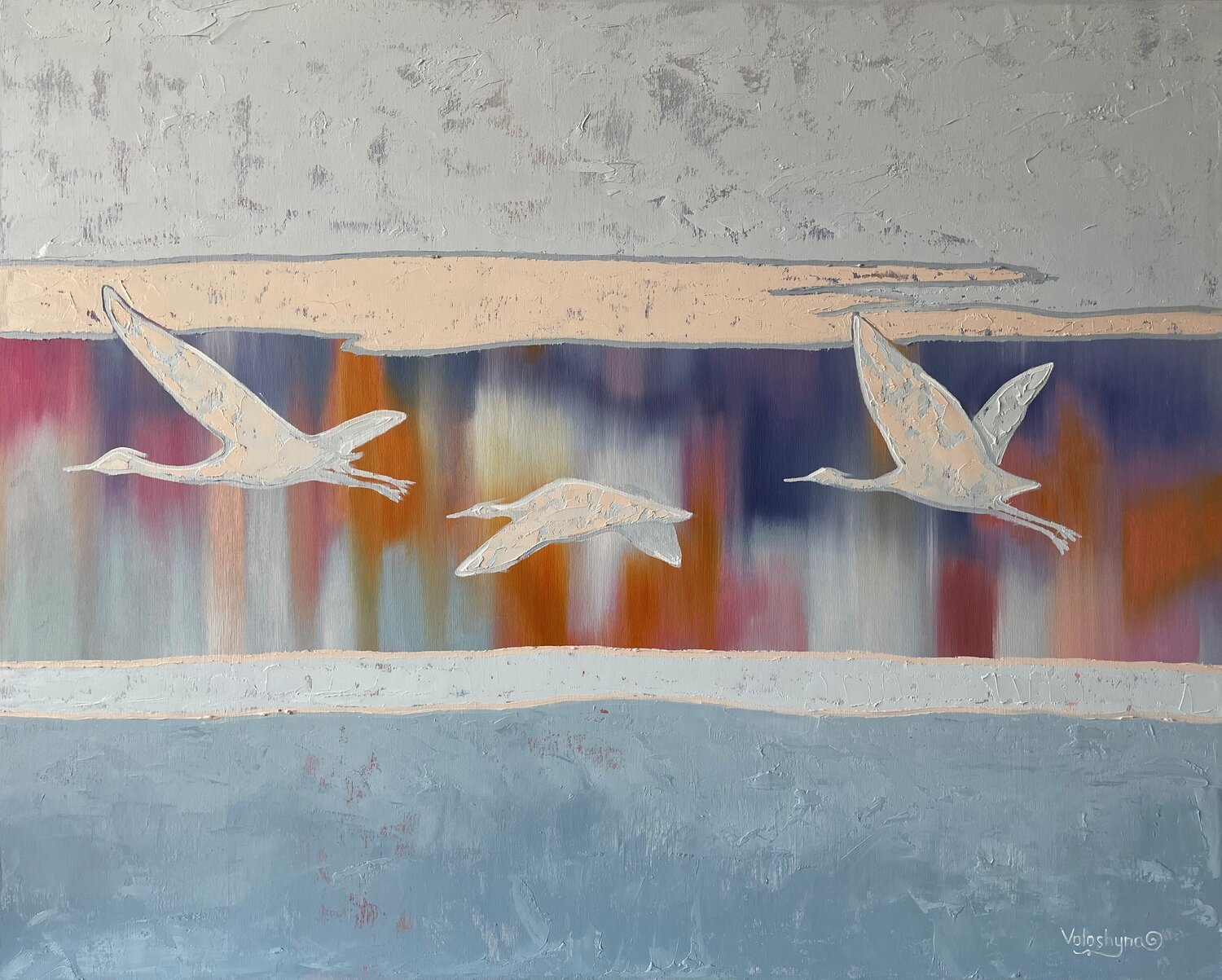 Three birds Mary Voloshyna