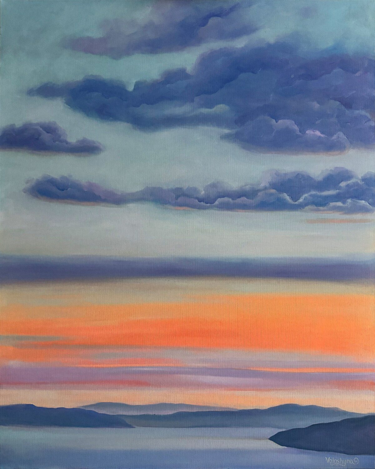Line of clouds Mary Voloshyna