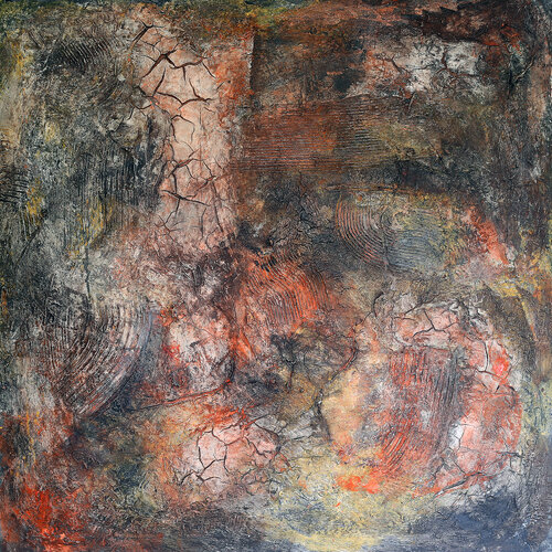 Fra le crepe dell'anima (1 Premio Pittura Città di Biella, Esposto all'interno della collettiva Ferite 2022) by Rosario Annunziata, 油畫 for Sale on Singulart